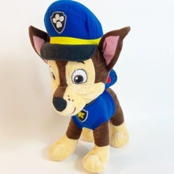 Paw Patrol Chase Jumbo Nickelodeon 16" Police Dog Stuffed Animal Large Plush - Picture 9 of 10